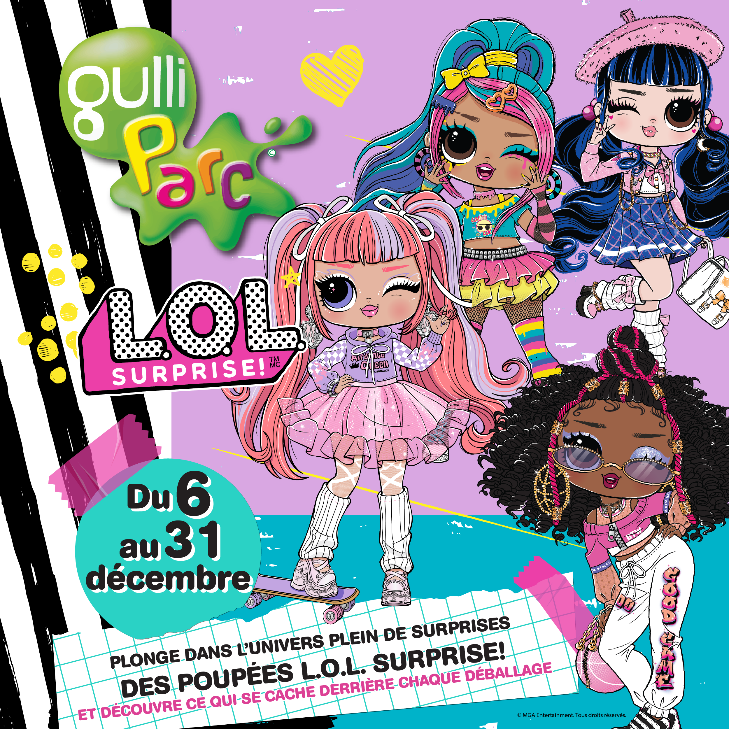 Les poupées LOL surprennent les Gulli Parc ! - Gulli Parc