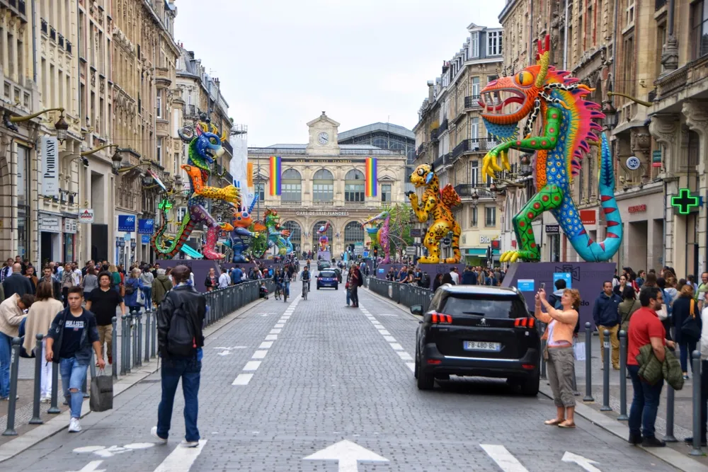 Rue de Lille pendant le carnaval